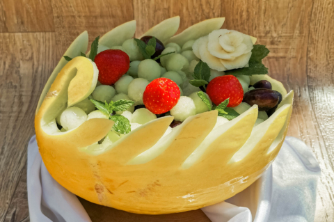Vyrezávaný melón - malý